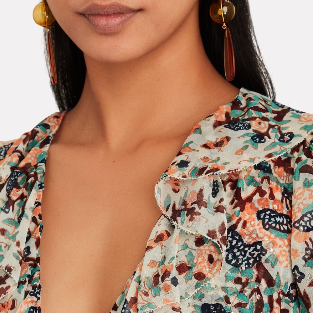 Ulla Johnson Silk Delphine Dress In Gardenia View 3